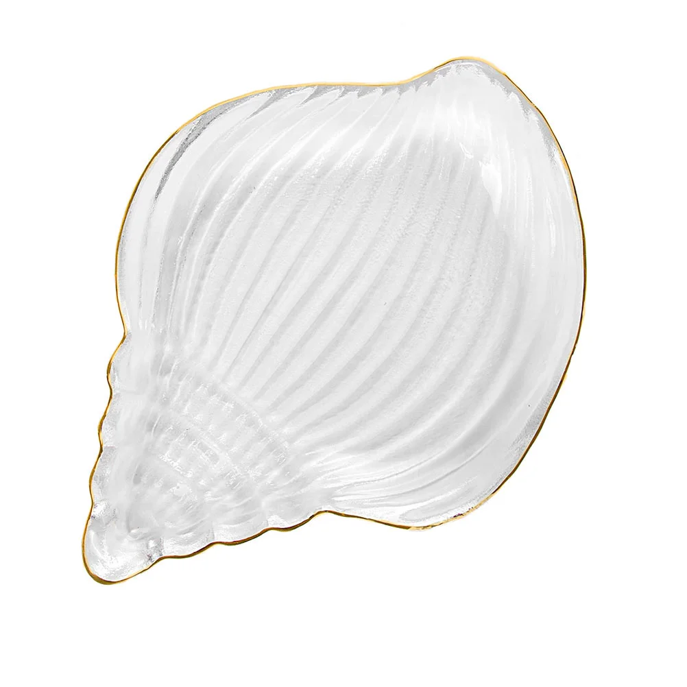 1Pc Glass Fruit Plate Conch Shaped Bowl Food Serving Plate Housewarming Gift 
1Pc Glass Fruit Plate Conch Shaped Bowl Food Serving Plate Housewarming Gift