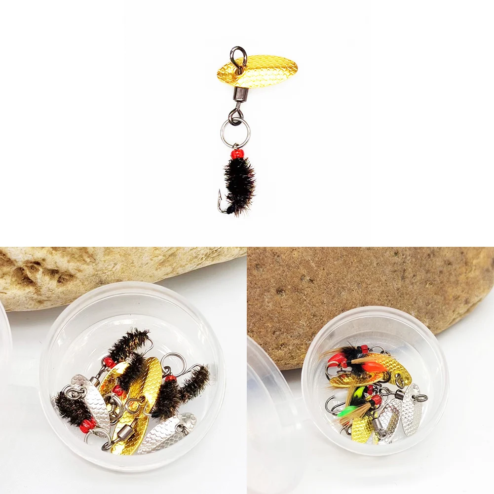 5pcs Fly Fishing Hooks Flies Insect Lures Bait Fly Insect Bait Sequins Fish Hook Horse Mouth Lure Carp Fishing Baits Pesca
5pcs Fly Fishing Hooks Flies Insect Lures Bait Fly Insect Bait Sequins Fish Hook Horse Mouth Lure Carp Fishing Baits Pesca