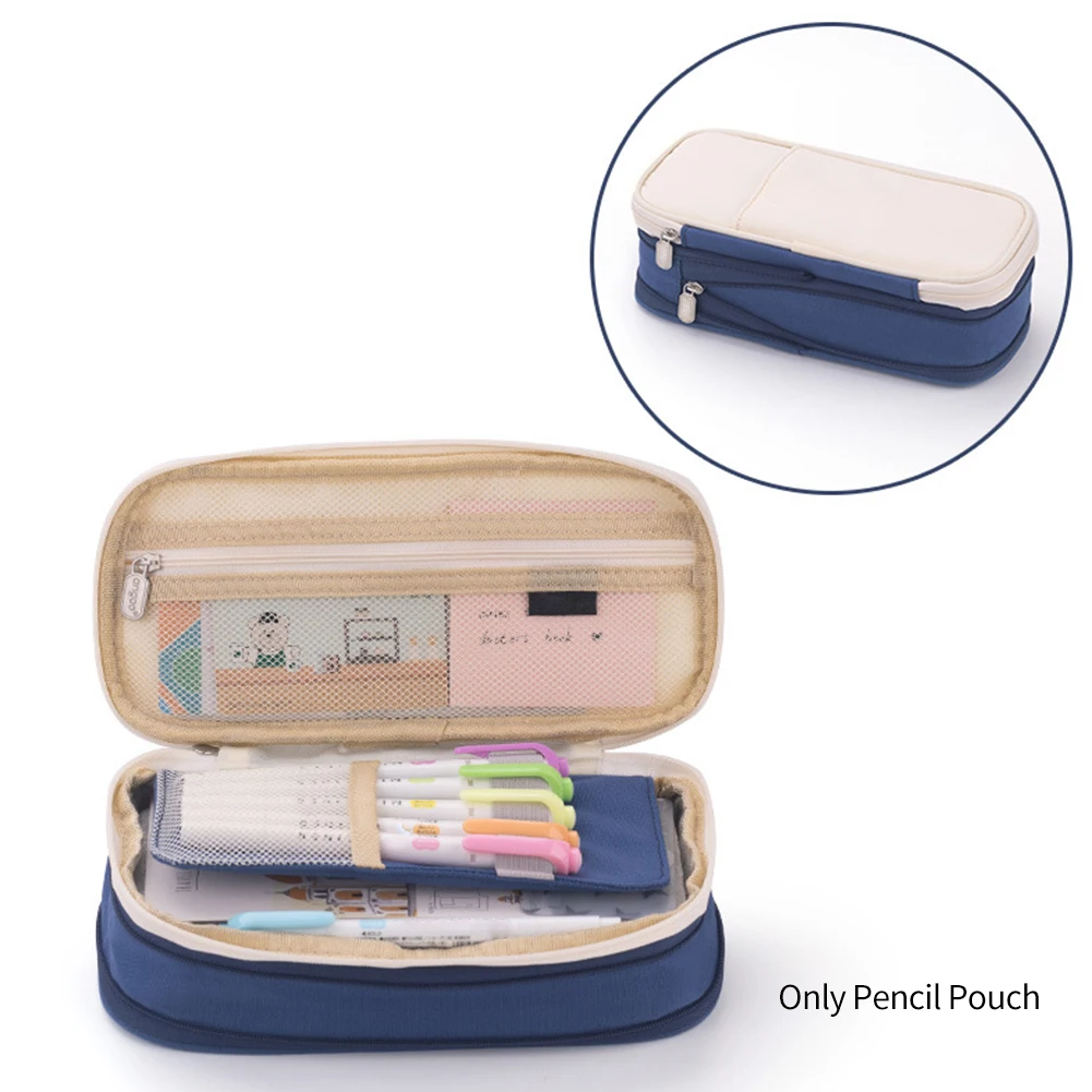 Large Capacity Student Stationery Box Zipper Closure Kids Pencil Case Portable College Girl Boy Pen Holder Storage Bag Organizer
Large Capacity Student Stationery Box Zipper Closure Kids Pencil Case Portable College Girl Boy Pen Holder Storage Bag Organizer