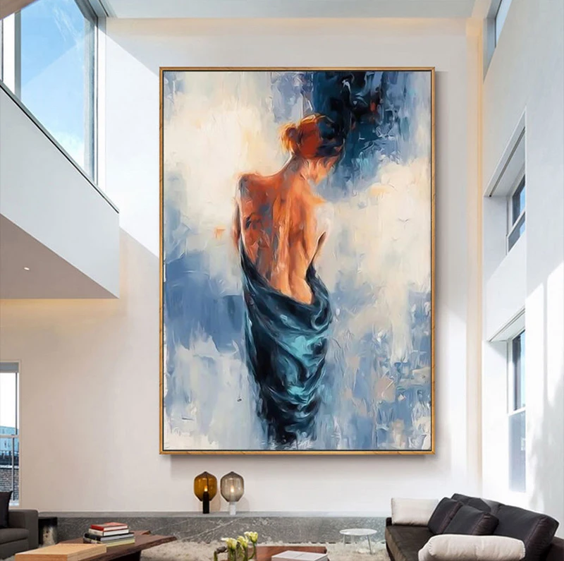 

Abstract Art Sexy Nude Woman Body Picture Portrait Poster Lady Girl Print on Canvas Painting Modern Bedroom Cuadros Wall Decor