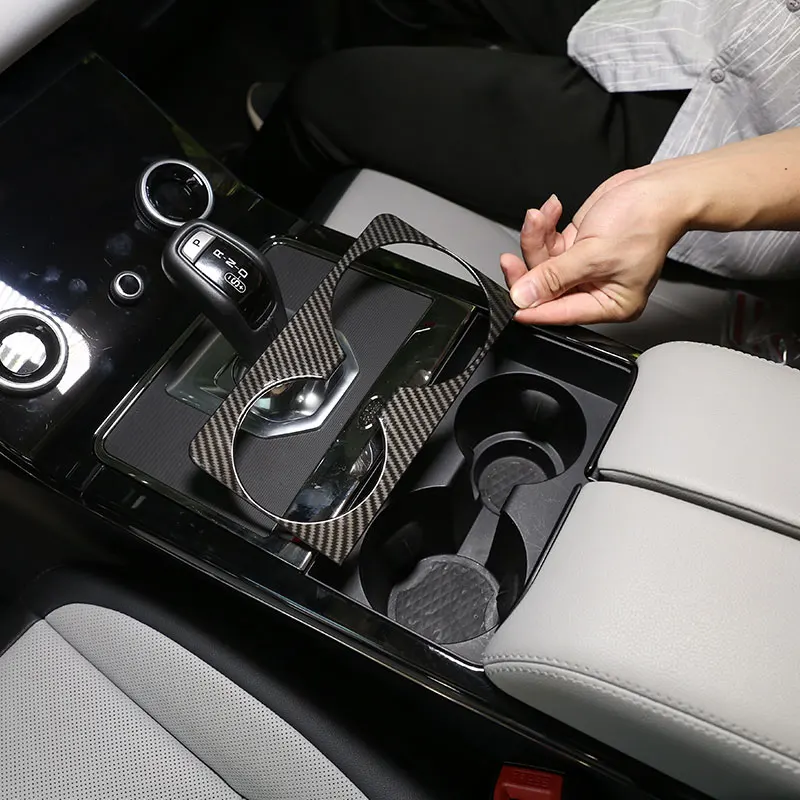 For Land Rover Range Rover Evoque 2020-24 ABS Carbon Fiber Car Central Water Cup Panel Frame Cover Trim Sticker Car Accessories
For Land Rover Range Rover Evoque 2020-24 ABS Carbon Fiber Car Central Water Cup Panel Frame Cover Trim Sticker Car Accessories