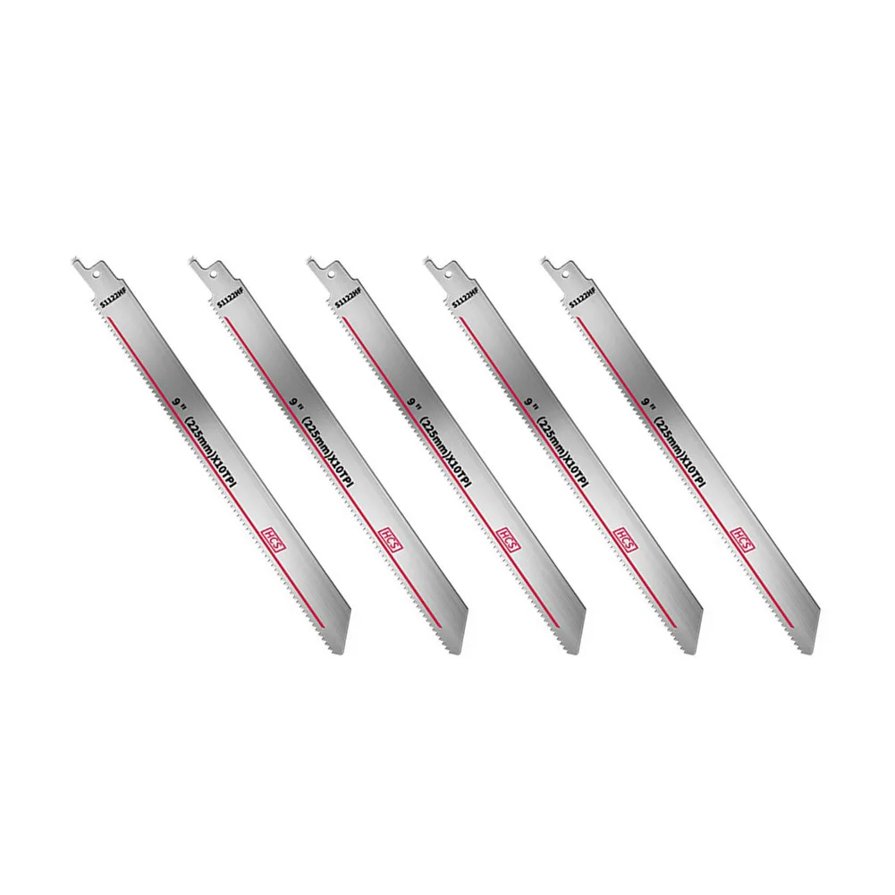 Durable Blades Reciprocating Saw 5pcs For Wood High Carbon Steel Multi-functional 225mm Cutter Jig S1122 Saber
Durable Blades Reciprocating Saw 5pcs For Wood High Carbon Steel Multi-functional 225mm Cutter Jig S1122 Saber