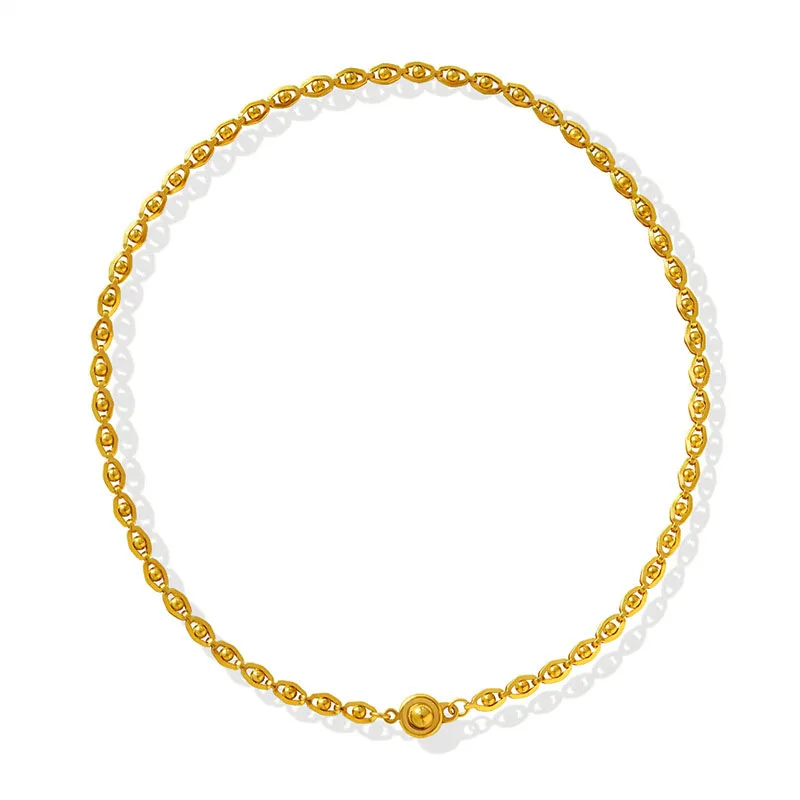 Minimalist Stainless Steel Ball Geometric Necklace Bracelet Set for Women Jewelry Gold Plated Collars Chain Mujer Gift
Minimalist Stainless Steel Ball Geometric Necklace Bracelet Set for Women Jewelry Gold Plated Collars Chain Mujer Gift