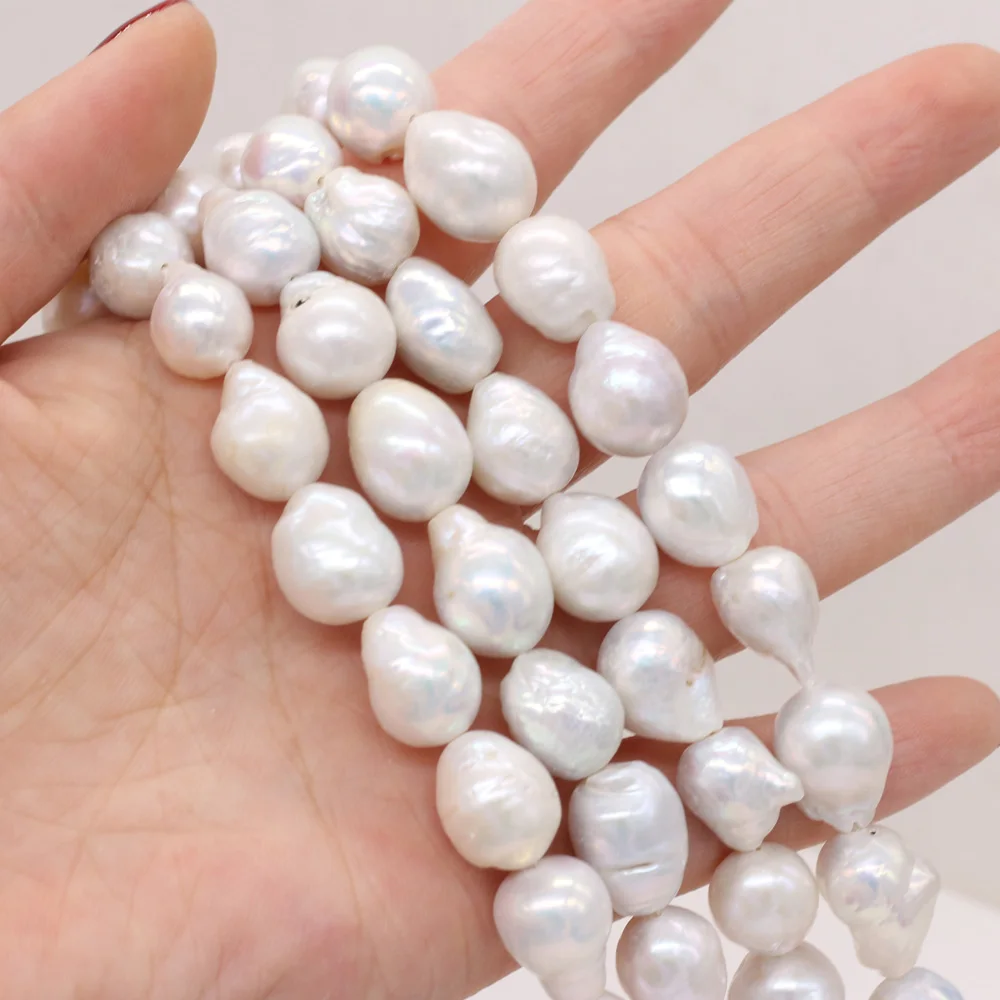 Wholesale 100% AAA Natural Baroque Heteromorphic Nucleated Pearl Round Beads for Jewelry Making DIY Necklace Bracelet 36CM Gift
Wholesale 100% AAA Natural Baroque Heteromorphic Nucleated Pearl Round Beads for Jewelry Making DIY Necklace Bracelet 36CM Gift