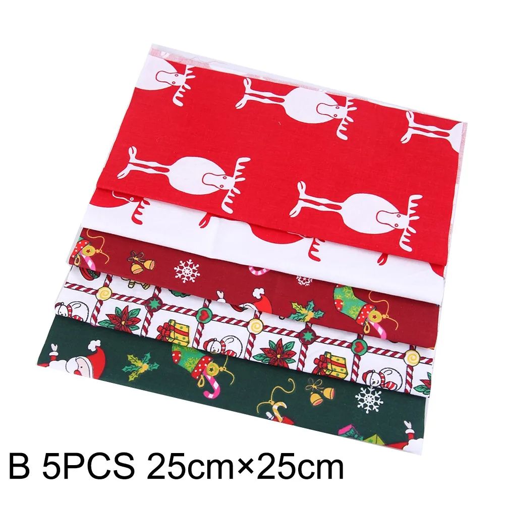 5/10pcs Christmas Cotton Cloth Series Square Cotton Fabric Patchwork Cloth DIY Craft Sewing Navidad Decoraciones Para El Hogar
5/10pcs Christmas Cotton Cloth Series Square Cotton Fabric Patchwork Cloth DIY Craft Sewing Navidad Decoraciones Para El Hogar