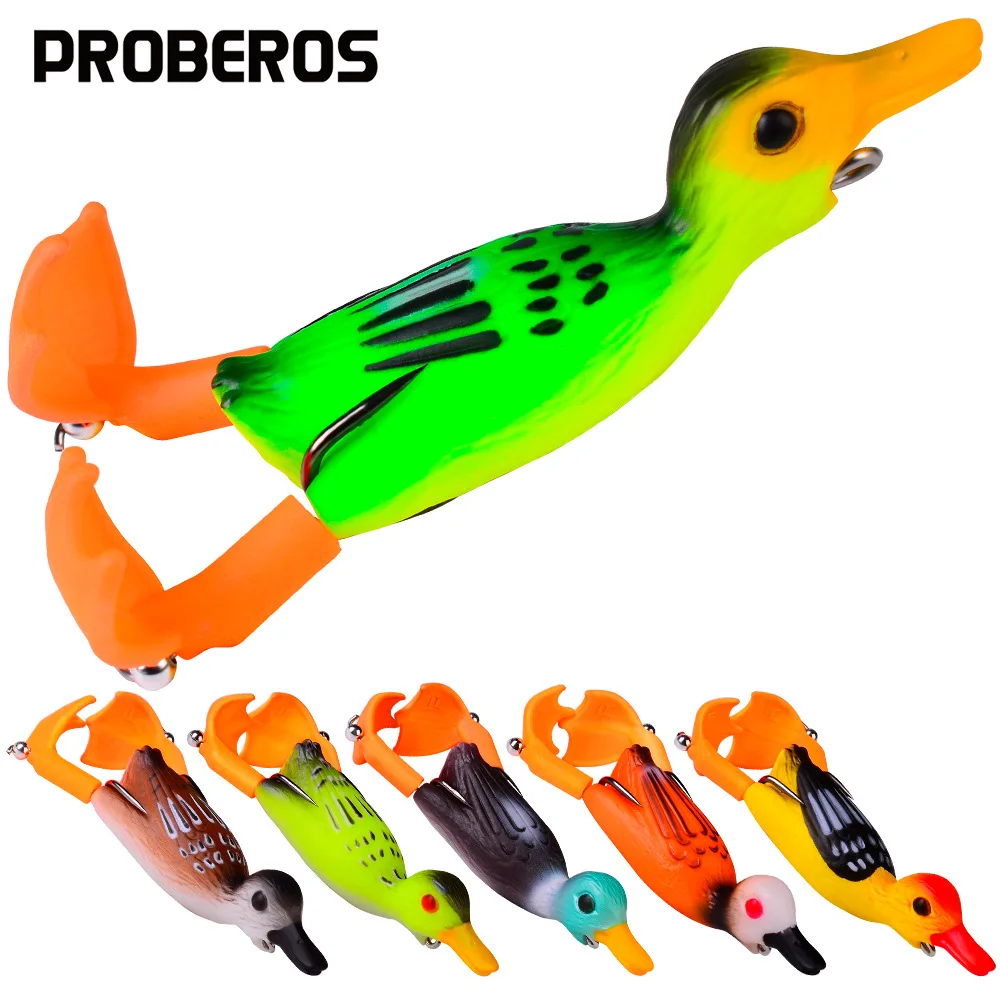 10 color floating duck 9cm rotating web road sub bait 11g rotating tractor torpedo frog bionic bait
10 color floating duck 9cm rotating web road sub bait 11g rotating tractor torpedo frog bionic bait