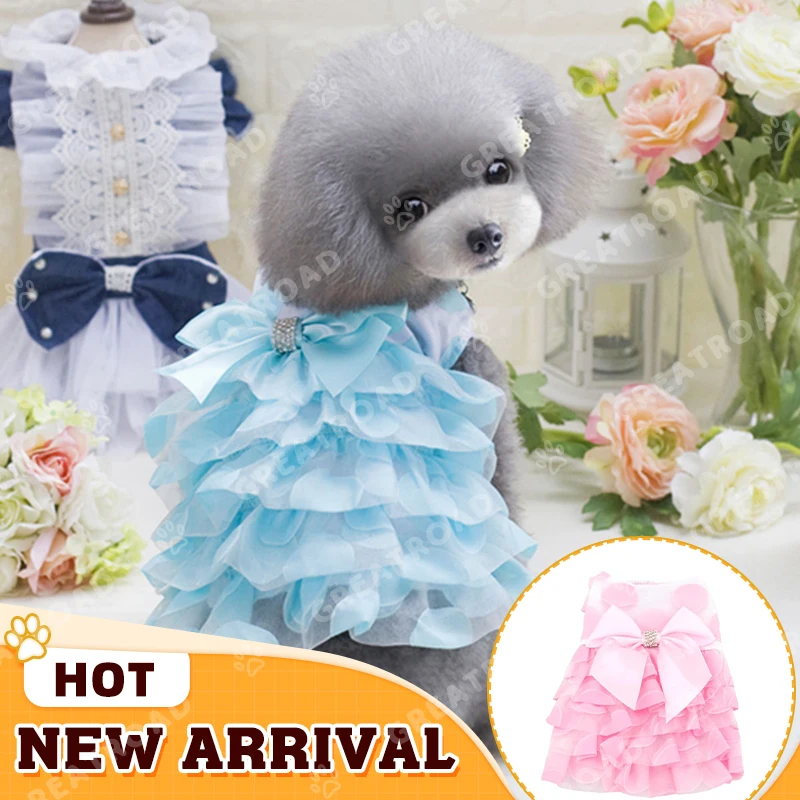 Cute Polka Dot Gauze Pet Dog Dress Princess Skirt Pettiskirt Pet Clothes Princess Dress Skirt with Bow
Cute Polka Dot Gauze Pet Dog Dress Princess Skirt Pettiskirt Pet Clothes Princess Dress Skirt with Bow