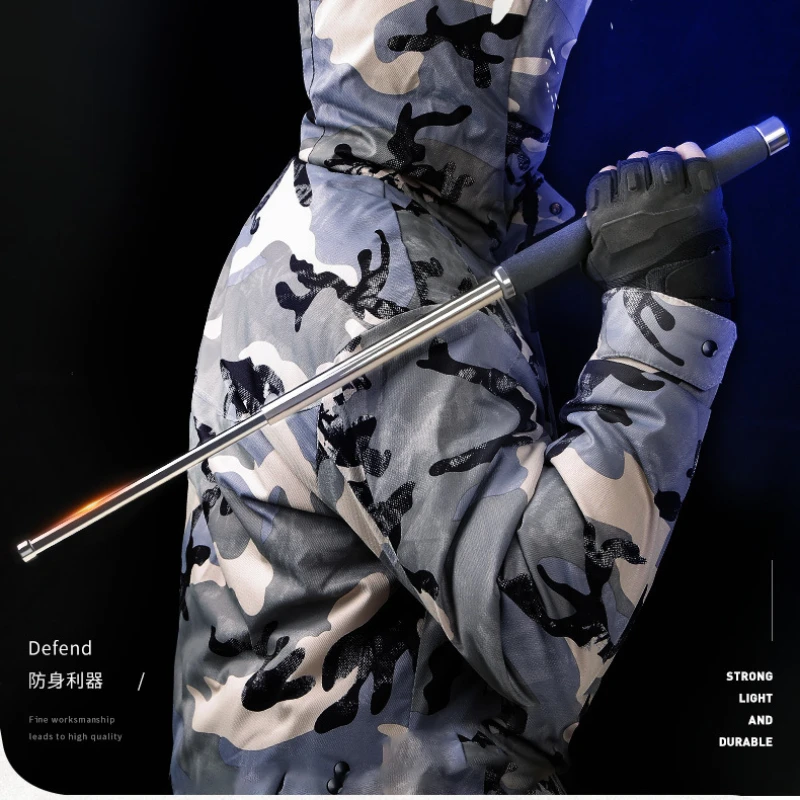 Block Knife Swing Stick Defense Self-defense Telescopic Baton Three-section Security Explosion-proof Tactical Slamming Stick
Block Knife Swing Stick Defense Self-defense Telescopic Baton Three-section Security Explosion-proof Tactical Slamming Stick