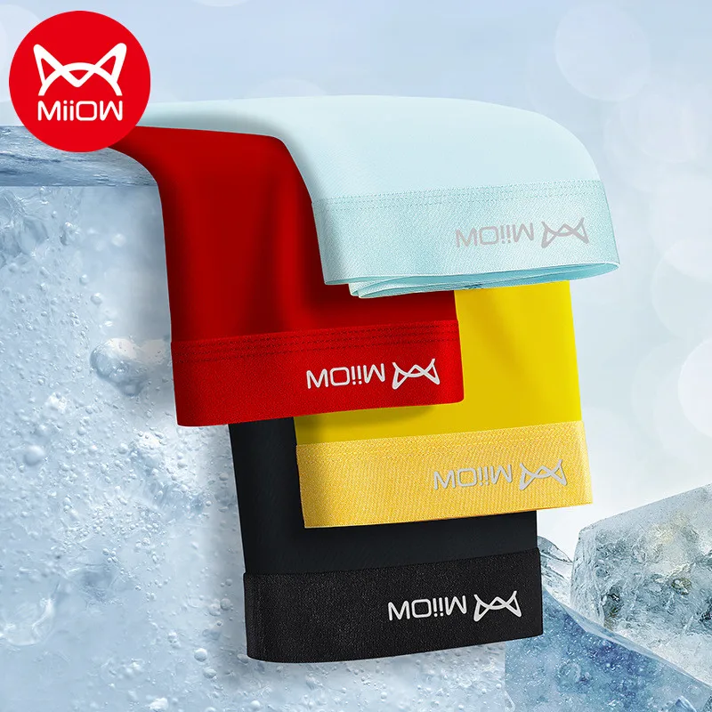 MiiOW 4pcs Ice Silk Seamless Men's Underwear Thin Sexy Breathable Men Panties Modal Antibacterial Crotch Boxer Shorts Underpants
MiiOW 4pcs Ice Silk Seamless Men's Underwear Thin Sexy Breathable Men Panties Modal Antibacterial Crotch Boxer Shorts Underpants