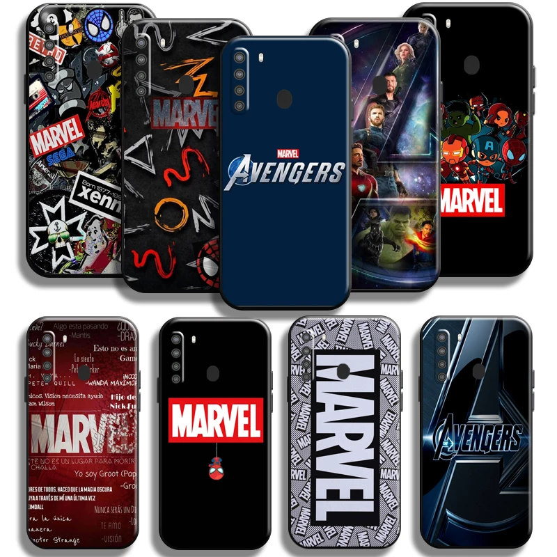 Marvel Fashion Avengers Logo For Samsung Galaxy A21 A21S Phone Case Cases Liquid Silicon Carcasa Shell Funda Coque TPU Back
Marvel Fashion Avengers Logo For Samsung Galaxy A21 A21S Phone Case Cases Liquid Silicon Carcasa Shell Funda Coque TPU Back