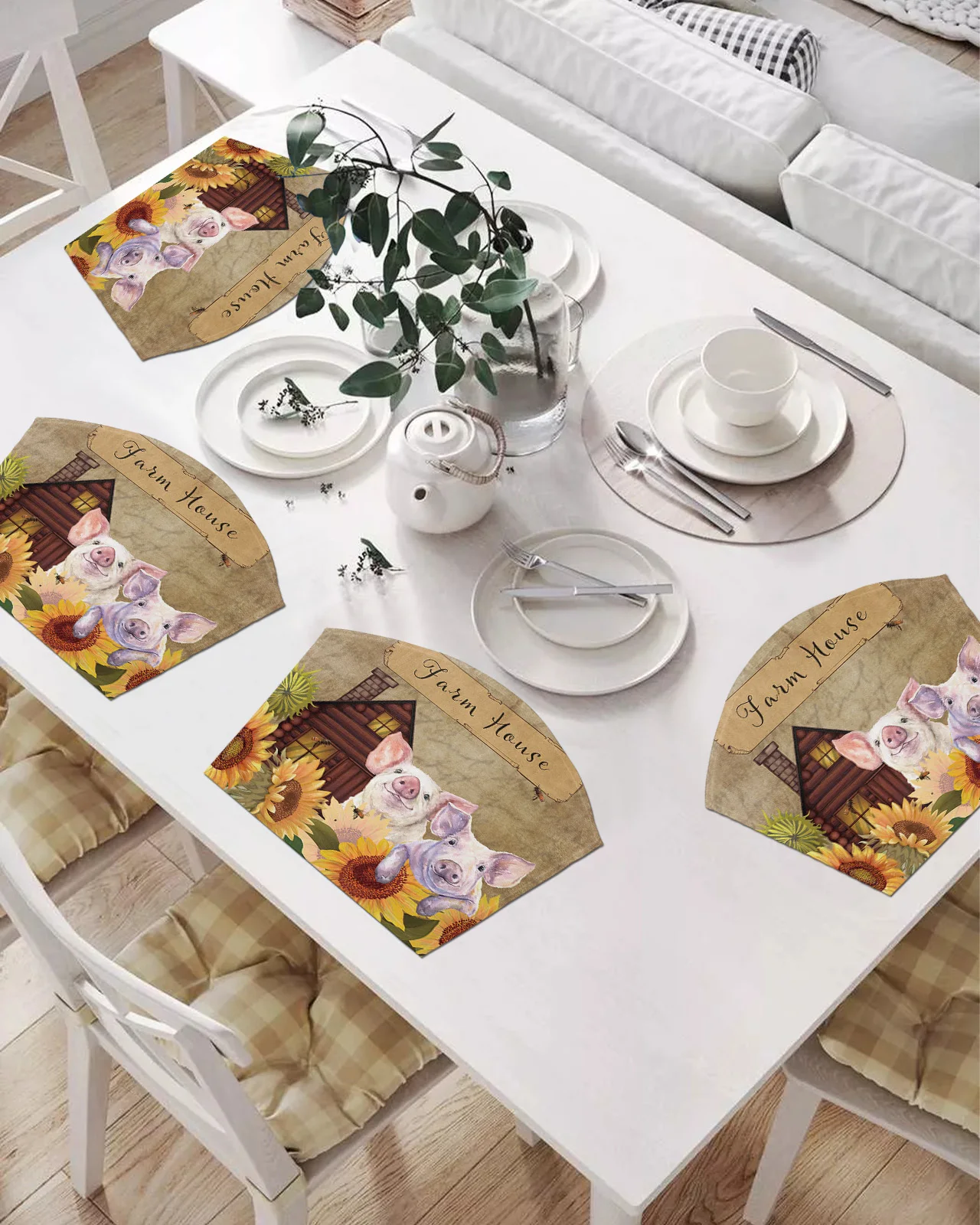 2/4/6 шт. подставки в форме веера, Подсолнухи, цветов, свиньи, ретро, подставки для стола, подставки, Рождественский домашний декор, кухонные ак... 
2/4/6 шт. подставки в форме веера, Подсолнухи, цветов, свиньи, ретро, подставки для стола, подставки, Рождественский домашний декор, кухонные ак...