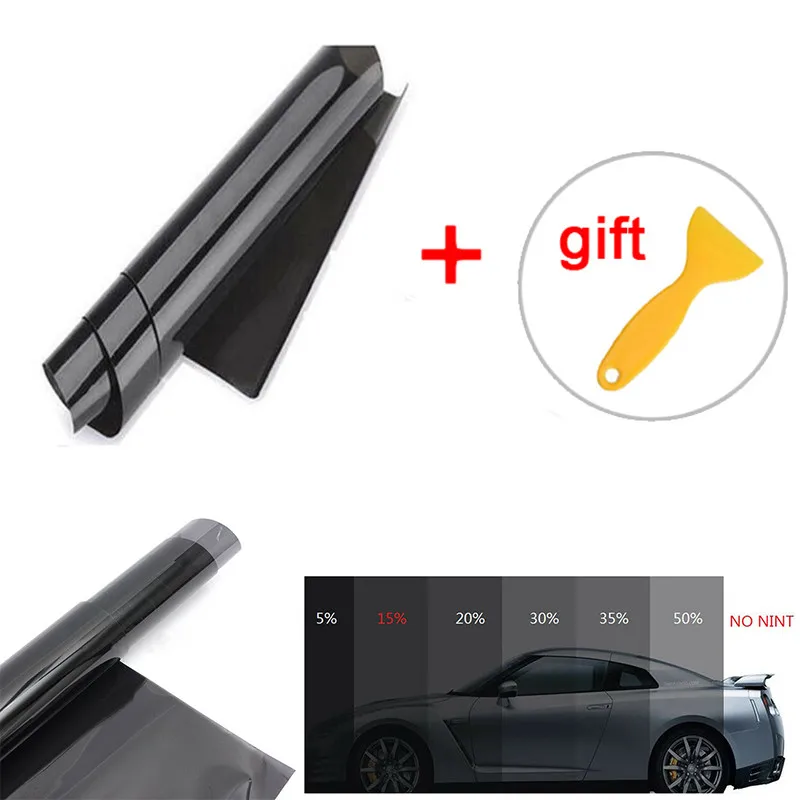 Car Dark Smoke Stickers 15% Car Casement Tint Roll 1M* 50CM Film Window Tinting With DIY Tool Thermal Insulation Accessory
Car Dark Smoke Stickers 15% Car Casement Tint Roll 1M* 50CM Film Window Tinting With DIY Tool Thermal Insulation Accessory