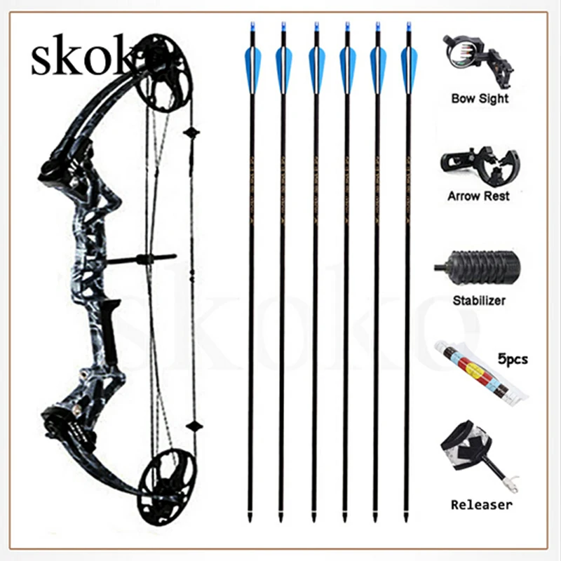 2022 Main Push Outdoor Archery Sporting Goods 19-70 Pounds Compound Pulley Bow And Arrow Hunting Adjustable Pound Archery Bow
2022 Main Push Outdoor Archery Sporting Goods 19-70 Pounds Compound Pulley Bow And Arrow Hunting Adjustable Pound Archery Bow