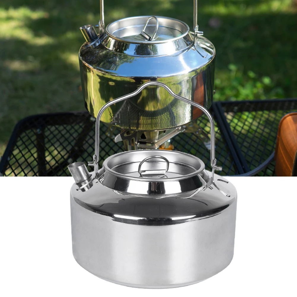 1.2L Camping Kettle Hot Sale Outdoor Stainless Steel Camping Teapot Kettle Coffee Pot Outdoor Kettle Utensils Tourism Cookware
1.2L Camping Kettle Hot Sale Outdoor Stainless Steel Camping Teapot Kettle Coffee Pot Outdoor Kettle Utensils Tourism Cookware