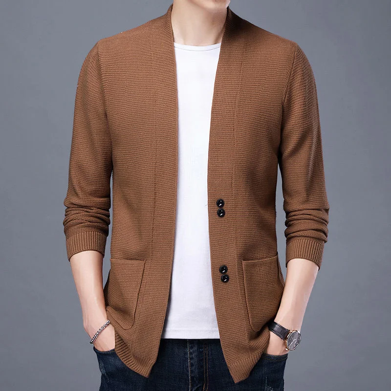 Men's Sweater Cardigan Coat Knitwear Solid Color Jacket Youth Casual Streetwear Spring And Autumn Hot Sale The New Listing
Men's Sweater Cardigan Coat Knitwear Solid Color Jacket Youth Casual Streetwear Spring And Autumn Hot Sale The New Listing
