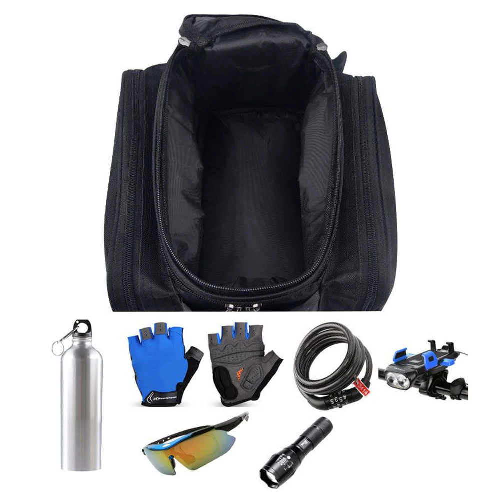 Bicycle Bag Oxford Fabric E-Bike MTB Bike Rear Rack-Seat Pack Waterproof Cycling Trunk Storage Bag With Safe Reflective Strap
Bicycle Bag Oxford Fabric E-Bike MTB Bike Rear Rack-Seat Pack Waterproof Cycling Trunk Storage Bag With Safe Reflective Strap