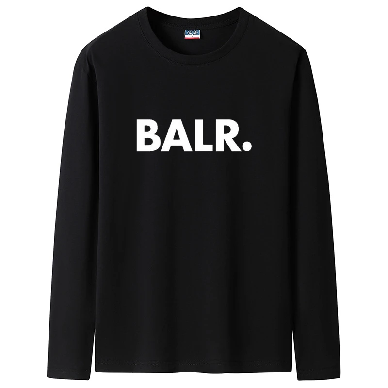Men's Solid Color Classic Long Sleeve T-Shirt BALR Casual Cotton Tops Neck Pullover Tee Men Clothing
Men's Solid Color Classic Long Sleeve T-Shirt BALR Casual Cotton Tops Neck Pullover Tee Men Clothing