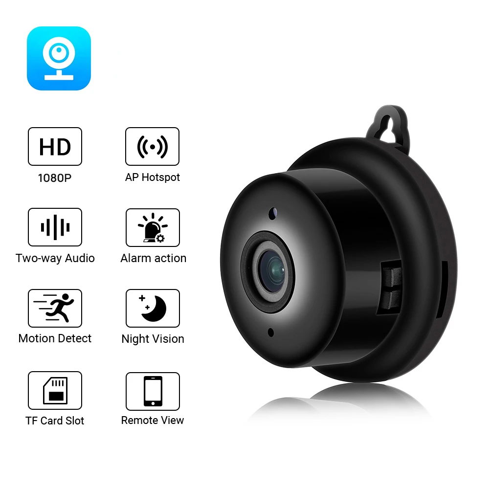 Мини Wi-Fi IP-камера HD 1080P Беспроводная внутренняя камера ночное видение двустороннее Аудио Обнаружение движения Радионяня Бесплатная доставк...
Мини Wi-Fi IP-камера HD 1080P Беспроводная внутренняя камера ночное видение двустороннее Аудио Обнаружение движения Радионяня Бесплатная доставк...