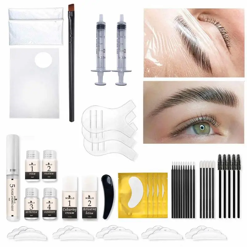 Lash Lift Kit 4-in-1 DIY Perm For Lashes And Brows Quick Lifting And Voluminous Coloring With Complete Tools For Salon Grade
Lash Lift Kit 4-in-1 DIY Perm For Lashes And Brows Quick Lifting And Voluminous Coloring With Complete Tools For Salon Grade