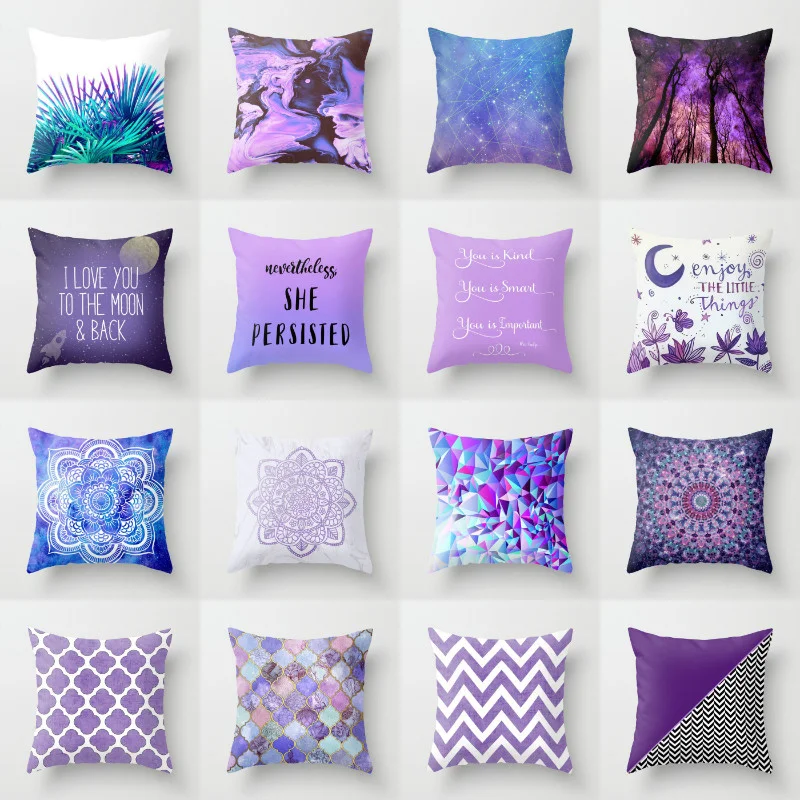 Nordic INS Purple Geometric Throw Pillow Cover Living Room Office Sofa Cushion Waist Pillow Birthday Gift
Nordic INS Purple Geometric Throw Pillow Cover Living Room Office Sofa Cushion Waist Pillow Birthday Gift