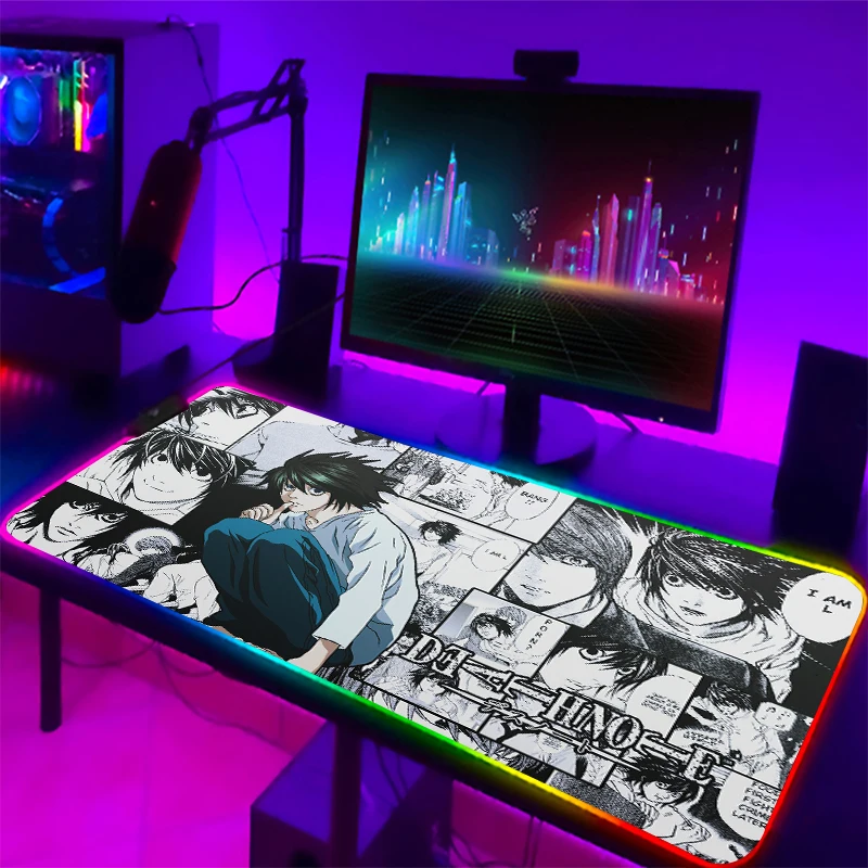 Игровой коврик для мыши Death Note, RGB коврик для мыши, геймерский компьютерный коврик для мыши, аниме подсветка, большой коврик для мыши XXL, Насто...
Игровой коврик для мыши Death Note, RGB коврик для мыши, геймерский компьютерный коврик для мыши, аниме подсветка, большой коврик для мыши XXL, Насто...