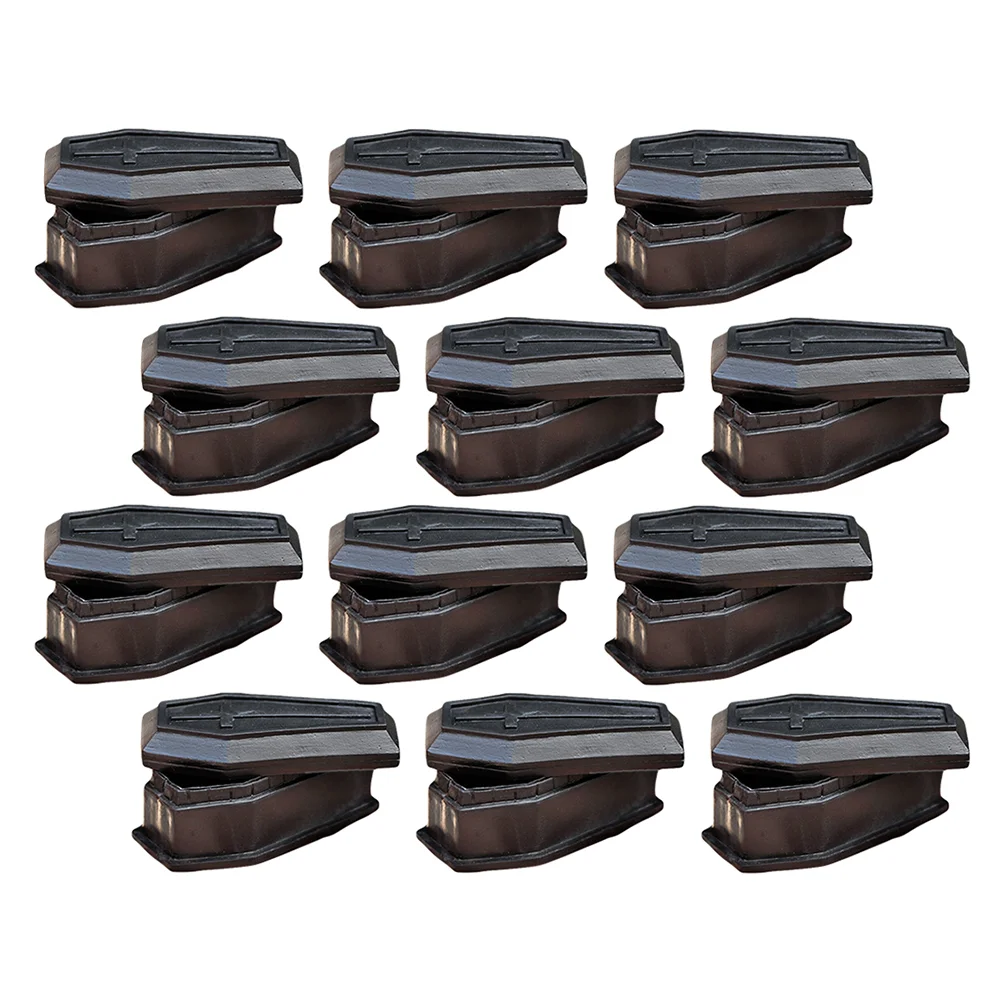 Coffin 12 Pcs Small Coffin Box with Lid Plastic Miniature Coffin Prop for DIY Craft Party Decoration Coffin Treat Boxes
Coffin 12 Pcs Small Coffin Box with Lid Plastic Miniature Coffin Prop for DIY Craft Party Decoration Coffin Treat Boxes