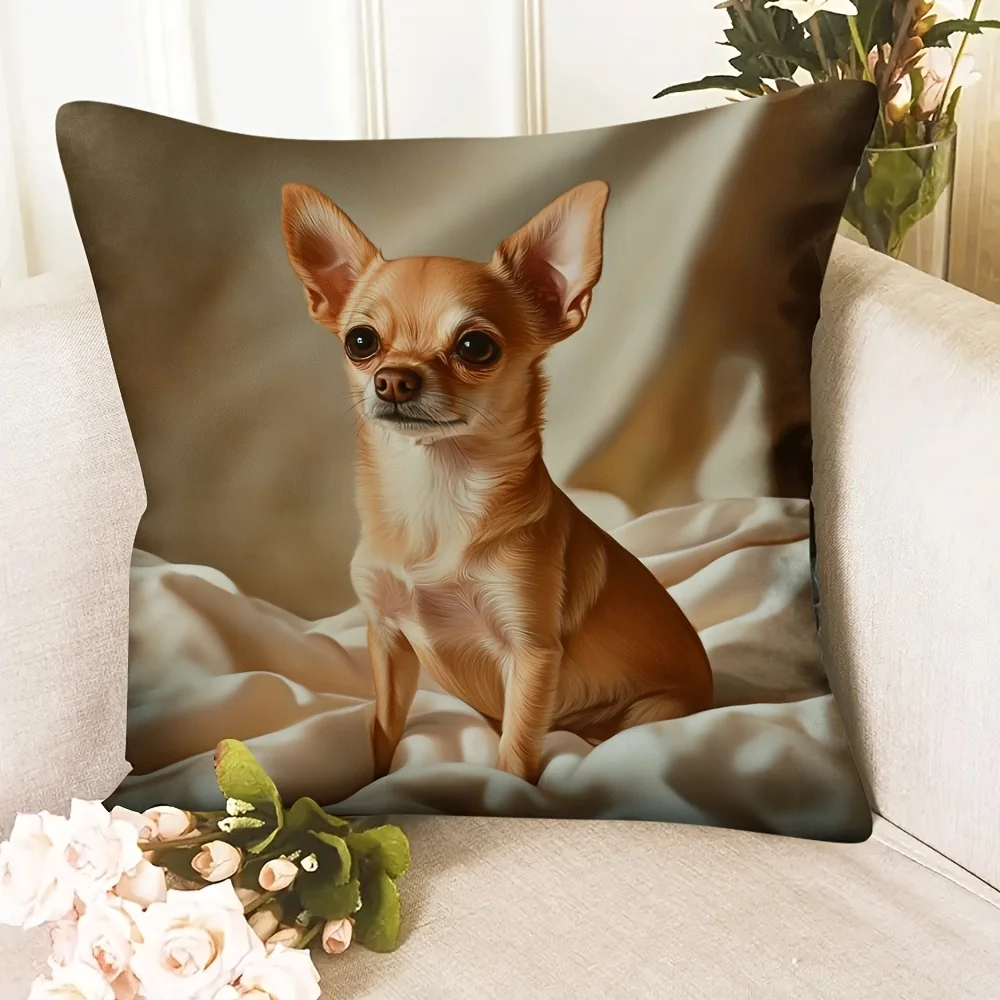 Винтажная Декоративная Наволочка С Принтом Собаки Чихуахуа, 45x45 См, Для Дома И Офиса, Из Полиэстера
Винтажная Декоративная Наволочка С Принтом Собаки Чихуахуа, 45x45 См, Для Дома И Офиса, Из Полиэстера
