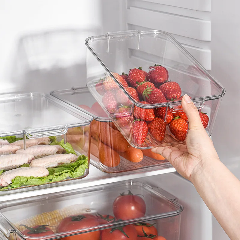 Fridge Organizer Bin Stackable Refrigerator Storage Box Clear Plastic Food Fridge Organizer Containers Pantry kitchen Organizer
Fridge Organizer Bin Stackable Refrigerator Storage Box Clear Plastic Food Fridge Organizer Containers Pantry kitchen Organizer