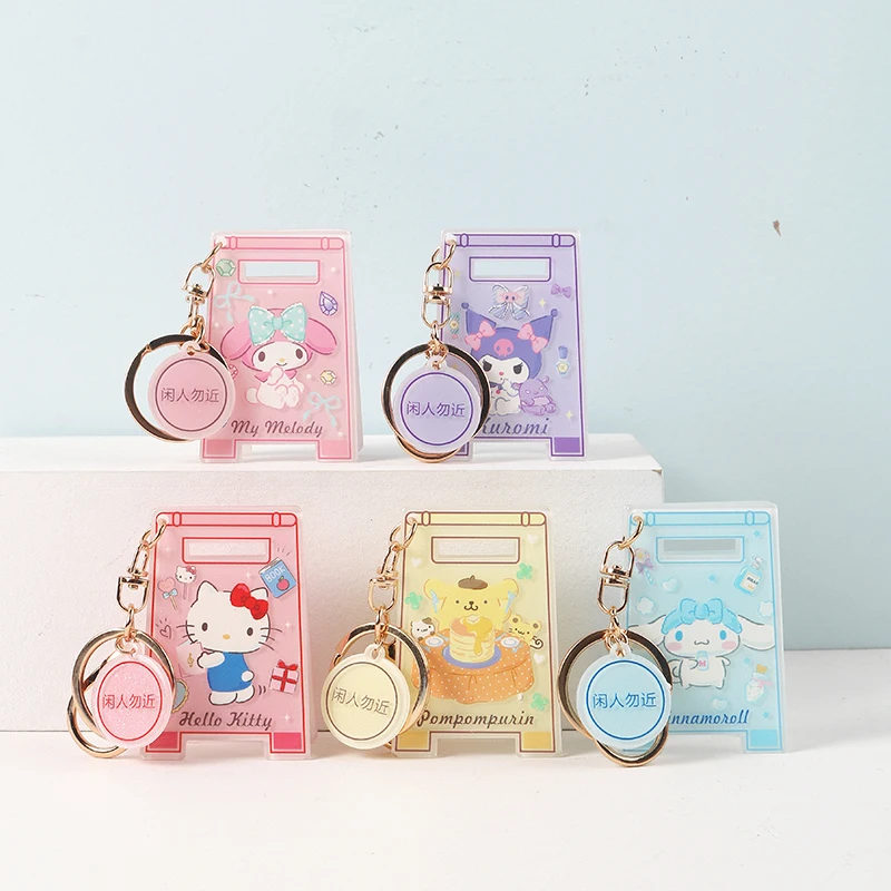 Kawaii Sanrios Anime Kuromi Idlers Do Not Disturb Clip Creative My Melody Cinnamoroll Keychain Pendant Cute Decorative Stand
Kawaii Sanrios Anime Kuromi Idlers Do Not Disturb Clip Creative My Melody Cinnamoroll Keychain Pendant Cute Decorative Stand