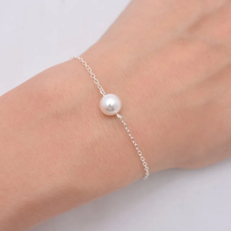 Delysia King Women's Single Pearl Bridesmaid Bracelet Girl Gift Party Simplicity Trendy Jewellery
Delysia King Women's Single Pearl Bridesmaid Bracelet Girl Gift Party Simplicity Trendy Jewellery