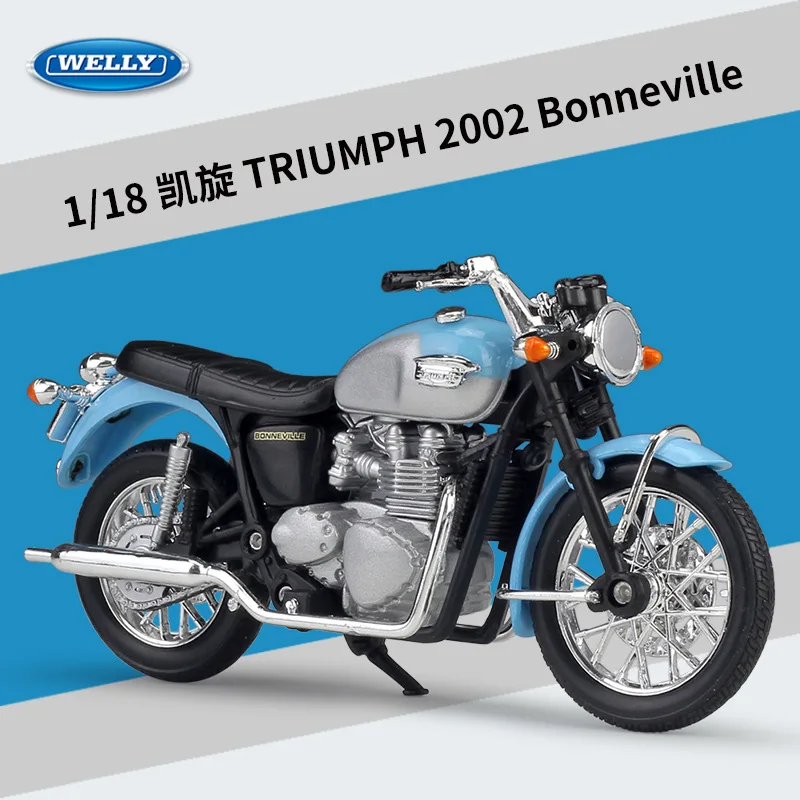 WELLY 1:18 TRIUMPH 2002 Bonneville Model Car Simulation Alloy Metal Toy Motorcycle Children's Toy Gift Collection Model
WELLY 1:18 TRIUMPH 2002 Bonneville Model Car Simulation Alloy Metal Toy Motorcycle Children's Toy Gift Collection Model