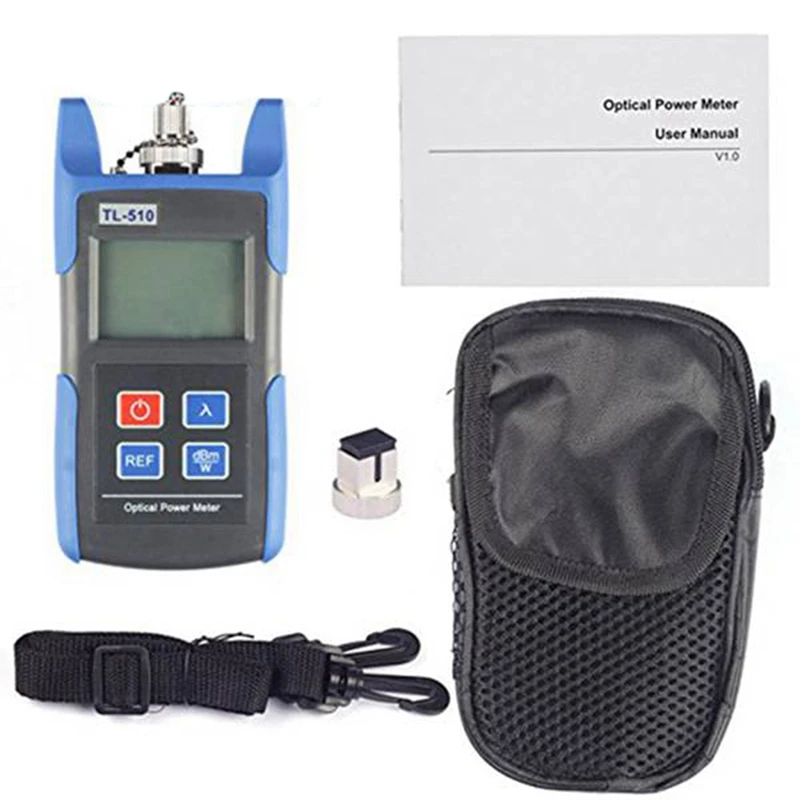 FTTH Fiber Optical Power Meter TL510 Cable Tester -50Dbm-+26Dbm Fibra Optica Tool
FTTH Fiber Optical Power Meter TL510 Cable Tester -50Dbm-+26Dbm Fibra Optica Tool