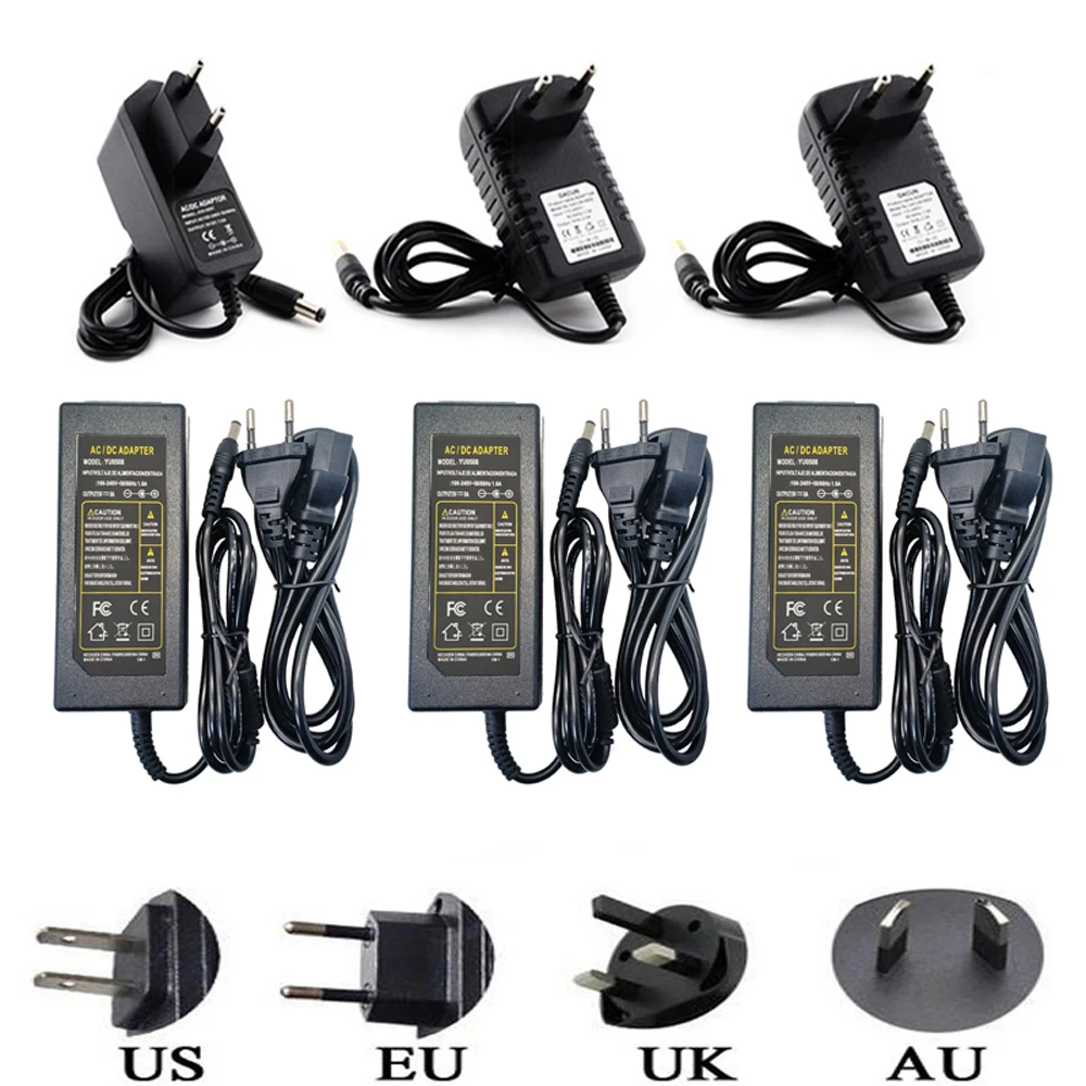 

AC DC 220V To 5V 6V 8V 9V 10V 12V 13V 14V 15V 24V LED Switching Power Adapter Supply 1A 2A 3A 5A 6A 8A 10A For CCTV LED Strip