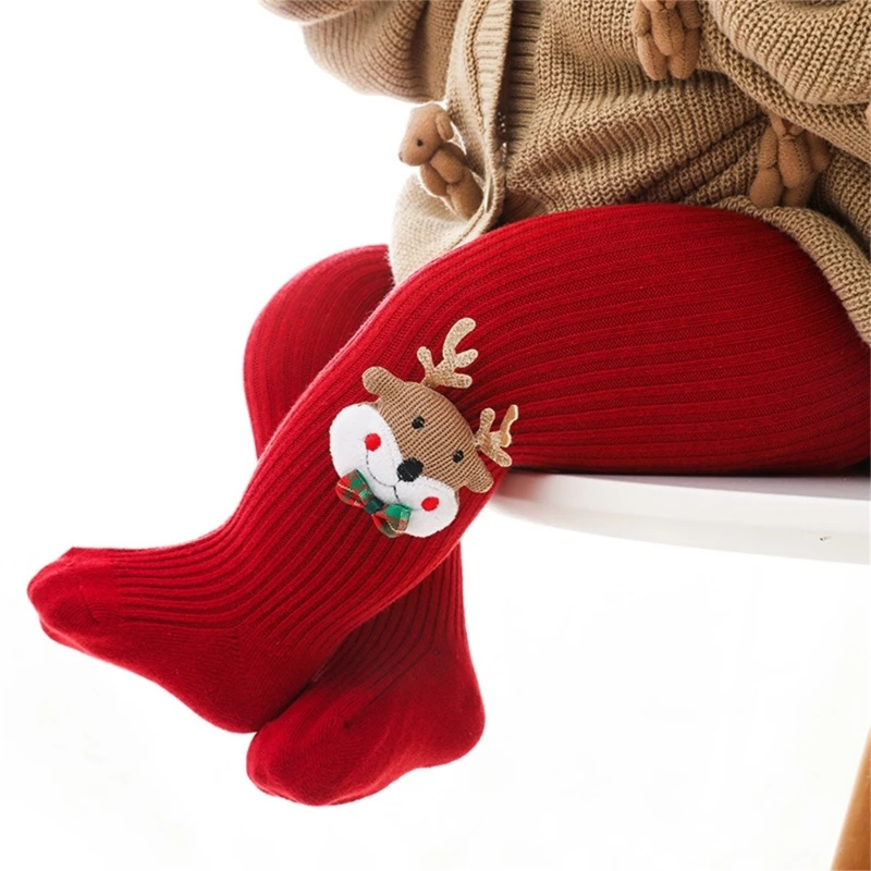 Infant Toddler Girls Tights Solid Cotton Pantyhose Cable Knit Leggings Stockings with Christmas Santa Claus Decor
Infant Toddler Girls Tights Solid Cotton Pantyhose Cable Knit Leggings Stockings with Christmas Santa Claus Decor