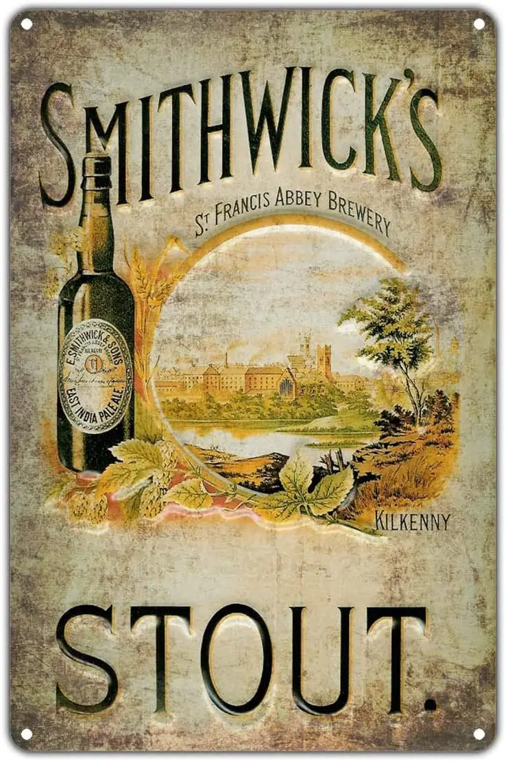 Smithwick's Stout Craft винтажный Ретро Металлический Настенный декор художественный магазин мужская пещера Бар Паб гараж алюминиевый знак 8 "x 12"
Smithwick's Stout Craft винтажный Ретро Металлический Настенный декор художественный магазин мужская пещера Бар Паб гараж алюминиевый знак 8 "x 12"