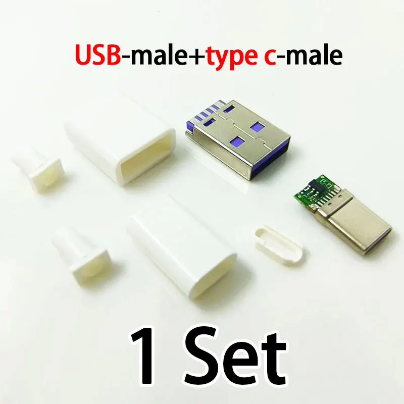 1/3 компл. PD Fast Charge Type-C USB 65W 5A штекерный разъем для сварки с 5-контактной печатной платой + тип A штекер 5-контактный USB DIY OTG зарядка данных DIY KIT
1/3 компл. PD Fast Charge Type-C USB 65W 5A штекерный разъем для сварки с 5-контактной печатной платой + тип A штекер 5-контактный USB DIY OTG зарядка данных DIY KIT