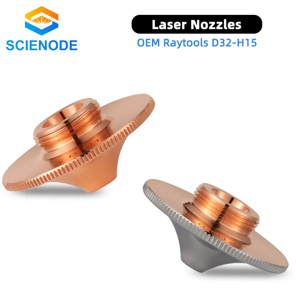 Scienode Raytools Type B Laser Nozzles Single Double Layers Chrome Dia.32 H15 M14 Caliber 0.8-5.0mm for Fiber Laser Cutting Head
Scienode Raytools Type B Laser Nozzles Single Double Layers Chrome Dia.32 H15 M14 Caliber 0.8-5.0mm for Fiber Laser Cutting Head