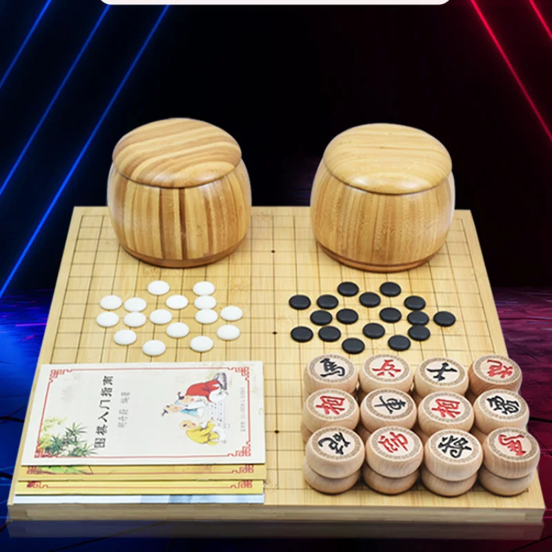 Solid Wood Go Set Puzzle Children Interactive High Quality Chess Board Table Game Go Adult Tablero De Ajedrez Chess Board LG50WQ
Solid Wood Go Set Puzzle Children Interactive High Quality Chess Board Table Game Go Adult Tablero De Ajedrez Chess Board LG50WQ