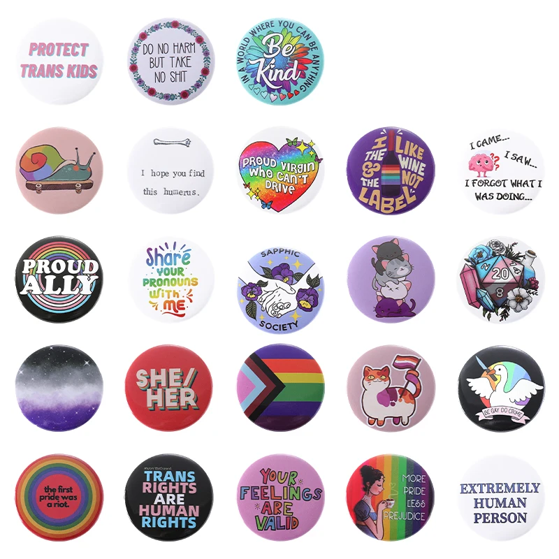 Rainbow Tinplate Soft Button Pins Cat Duck Animal Brooches Cartoon Funny Decorative Jewelry Pins Bag Clothes Hat Badge Lapel Pin 
Rainbow Tinplate Soft Button Pins Cat Duck Animal Brooches Cartoon Funny Decorative Jewelry Pins Bag Clothes Hat Badge Lapel Pin