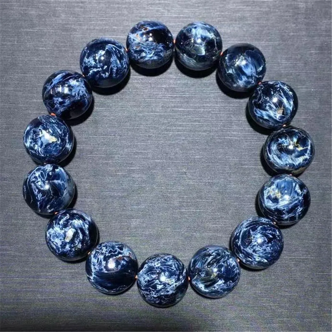 14mm Natural Blue Pietersite Stone Bracelet Jewelry For Women Men Wealthy Gift Beads Namibia Crystal Gemstone Strands AAAAA 
14mm Natural Blue Pietersite Stone Bracelet Jewelry For Women Men Wealthy Gift Beads Namibia Crystal Gemstone Strands AAAAA