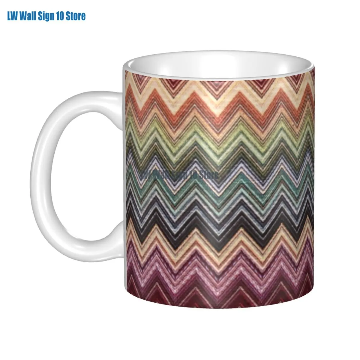 Personalized Zigzag Continuous Design Coffee Mug DIY Geometric Camouflage Ceramic Tea Milk Cups
Personalized Zigzag Continuous Design Coffee Mug DIY Geometric Camouflage Ceramic Tea Milk Cups