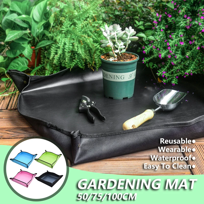 50/66/75/100cm Gardening Mat PE Transplanting Plant Waterproof Square Plant Potting Mat Thicken Foldable Garden Accessories
50/66/75/100cm Gardening Mat PE Transplanting Plant Waterproof Square Plant Potting Mat Thicken Foldable Garden Accessories