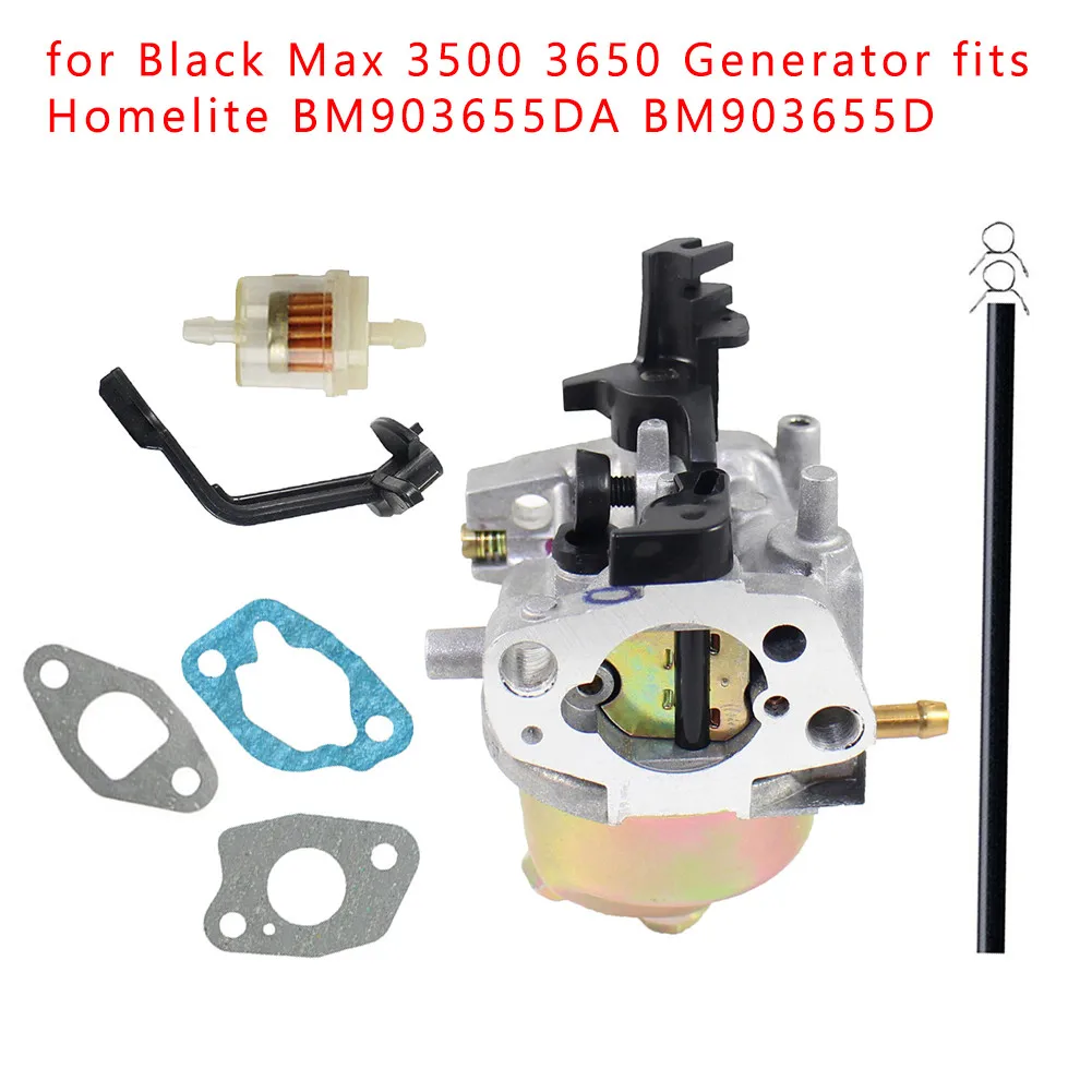 Карбюратор для Black Max 3500 3650, генератор подходит для Homelite BM903655DA BM903655D, аксессуары для садовых инструментов
Карбюратор для Black Max 3500 3650, генератор подходит для Homelite BM903655DA BM903655D, аксессуары для садовых инструментов