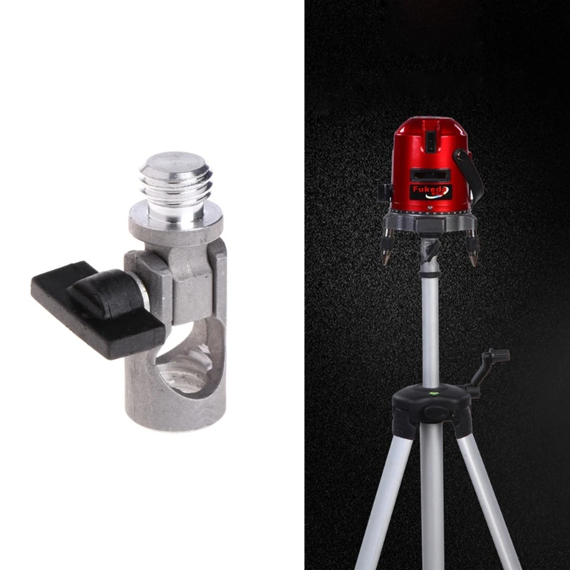 

5/8 inch Aluminium Alloy Angle Adjustment Bracket for Tripod and Laser Levels with Dual Slope Measuring Tools Durable 367D