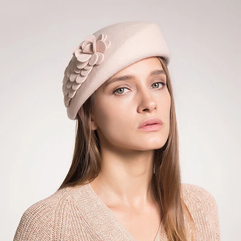 Pure color clothing qiu wool hat fairy painter han edition outdoor beret hat stewardess cap wholesale ladiescool down high quali
Pure color clothing qiu wool hat fairy painter han edition outdoor beret hat stewardess cap wholesale ladiescool down high quali
