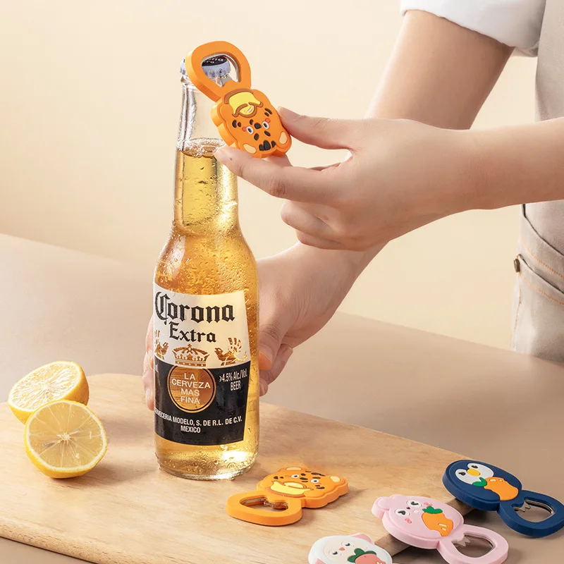 Bottle opener magnetic suction refrigerator adhesive silicone cap opener bottle opener cap opener
Bottle opener magnetic suction refrigerator adhesive silicone cap opener bottle opener cap opener