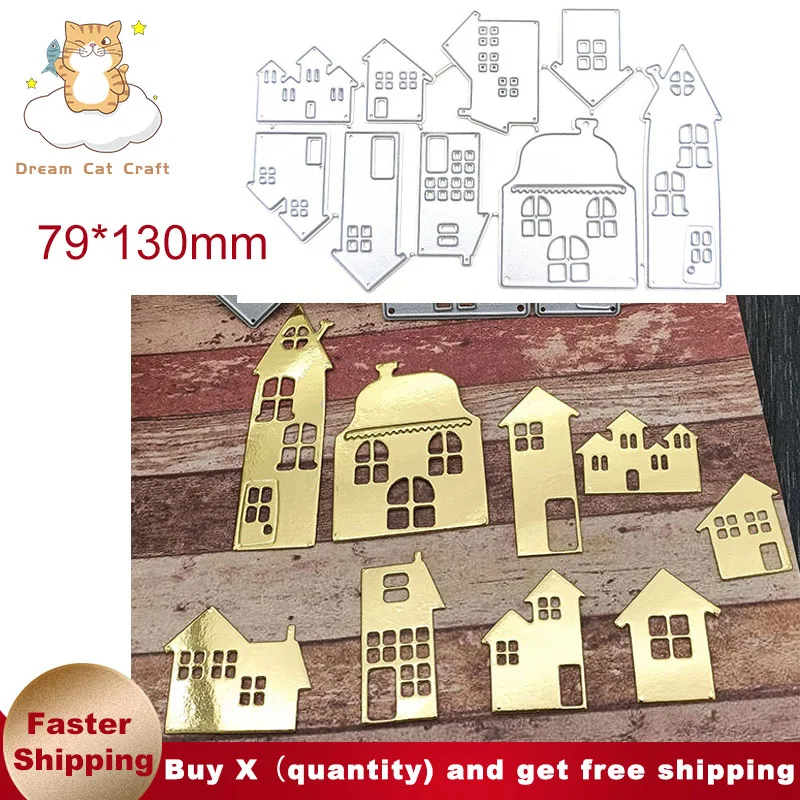 9 House Constructions Architecture Metal Cutting Dies Cut Mold Card Scrapbook Paper Knife Mould Blade Punch DIY Handicrafts 2022
9 House Constructions Architecture Metal Cutting Dies Cut Mold Card Scrapbook Paper Knife Mould Blade Punch DIY Handicrafts 2022