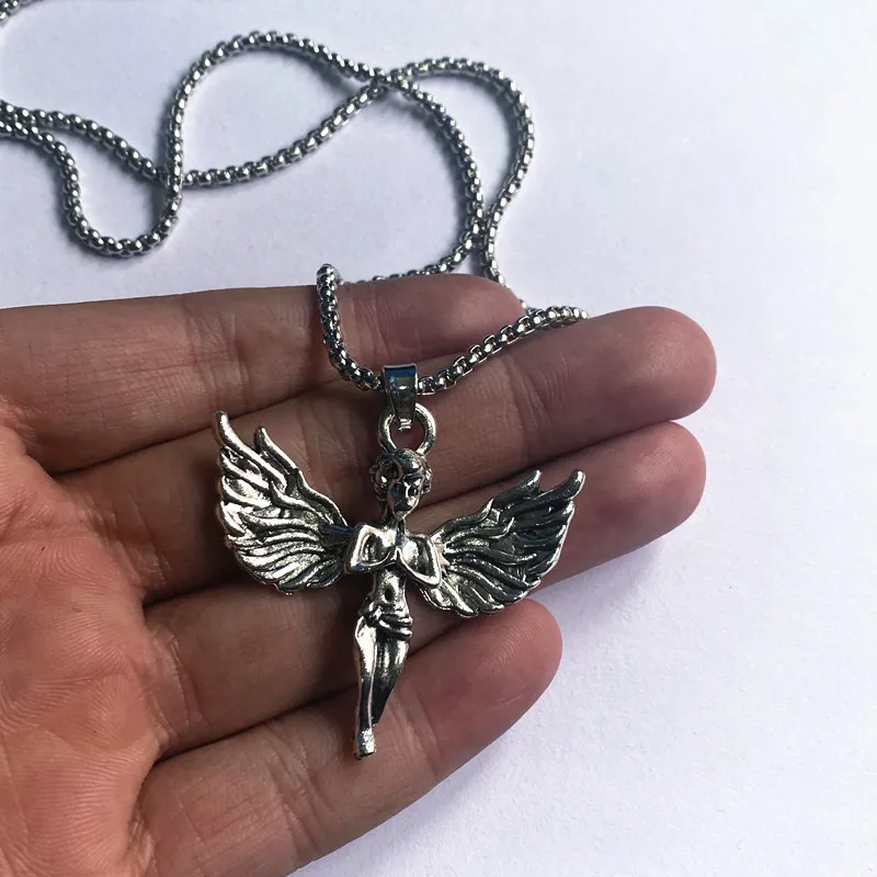 New Fashion Guardian Angel Pendant Round Long Chain Long Necklace Fashion Jewelry for Men and Women
New Fashion Guardian Angel Pendant Round Long Chain Long Necklace Fashion Jewelry for Men and Women