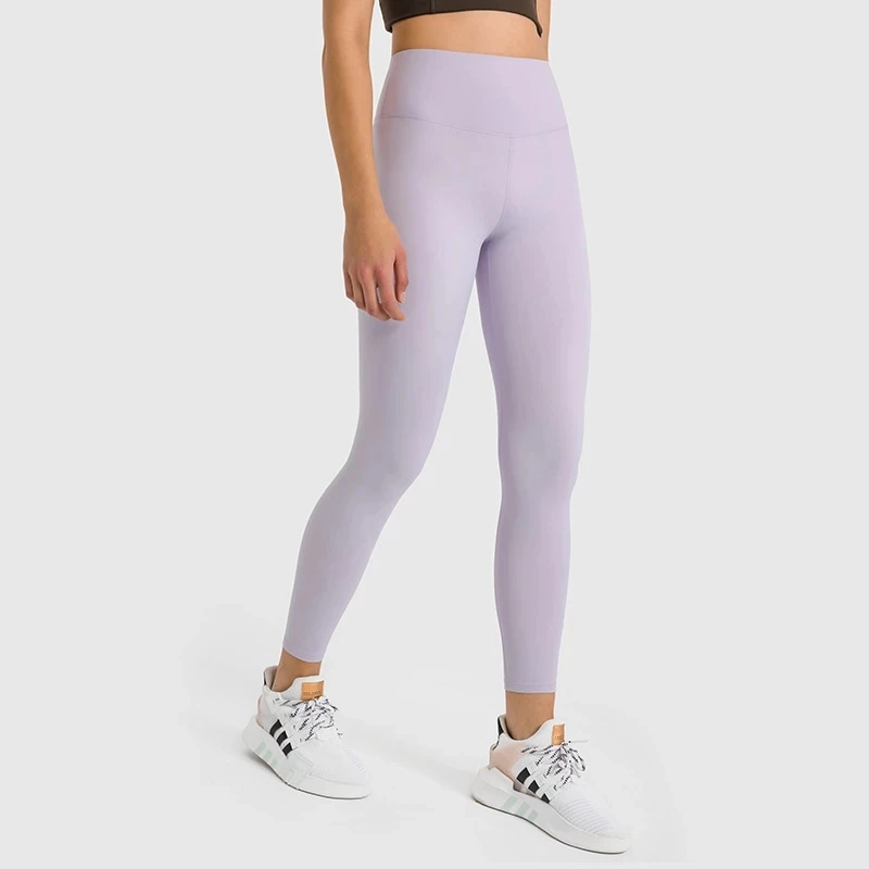 

NWT Women Yoga High Rise Pants Sports Stretchy Fitness Pants Tummy Control Gym Sport Legging Inseam 25"