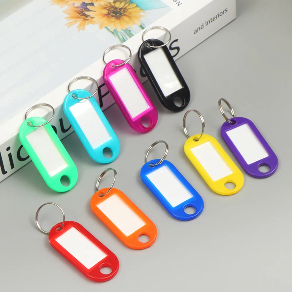 50pcs/lot Colorful Plastic Keychain Key Tags Label Numbered Name Baggage Tag ID Label Name Tags With Split Ring Key Luggage Tags
50pcs/lot Colorful Plastic Keychain Key Tags Label Numbered Name Baggage Tag ID Label Name Tags With Split Ring Key Luggage Tags